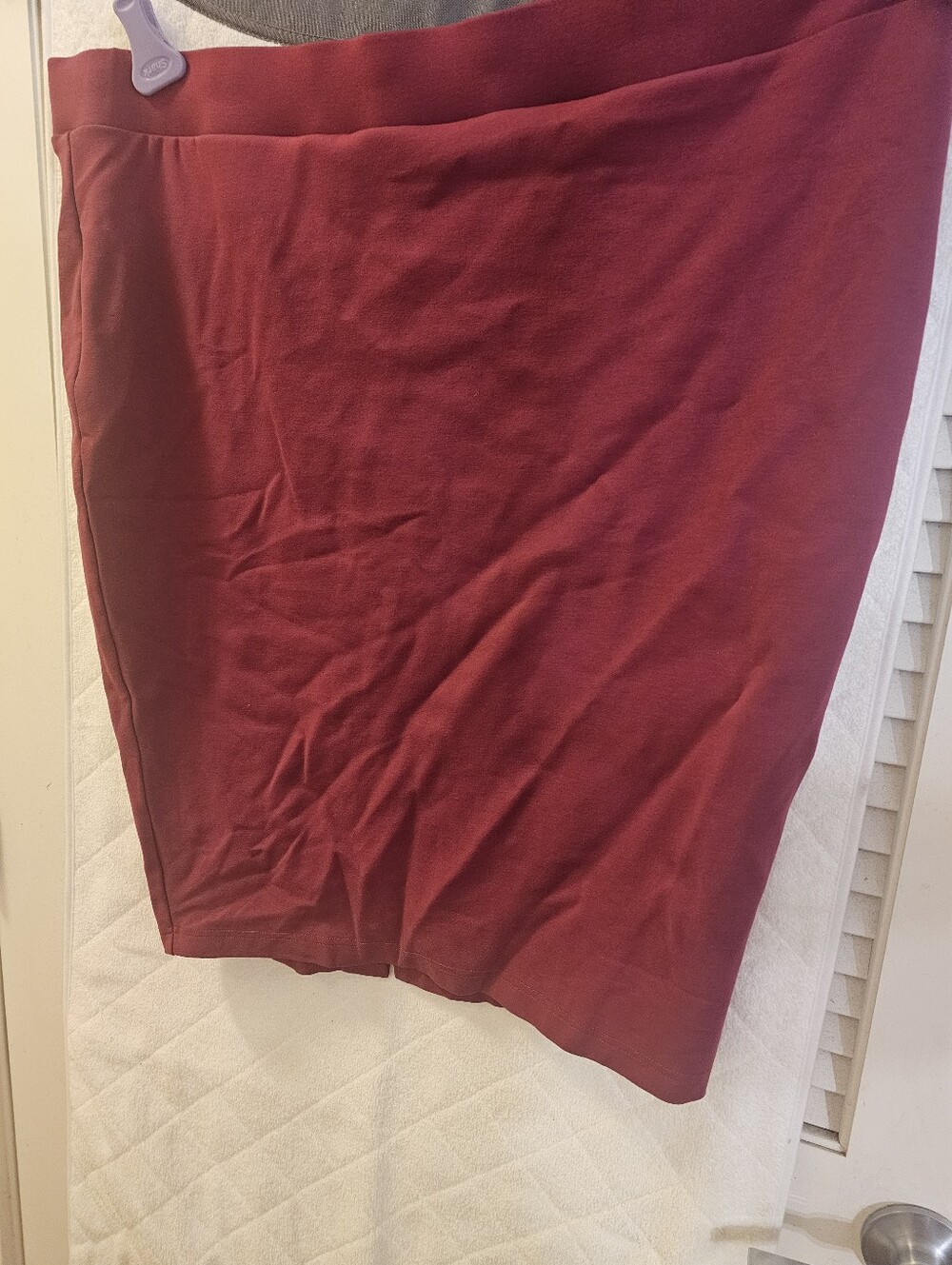 Torrid Cranberry Stretch Pencil Skirt